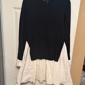English Factory Black Knit Top